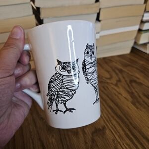 Room Creative Black Owl Mug